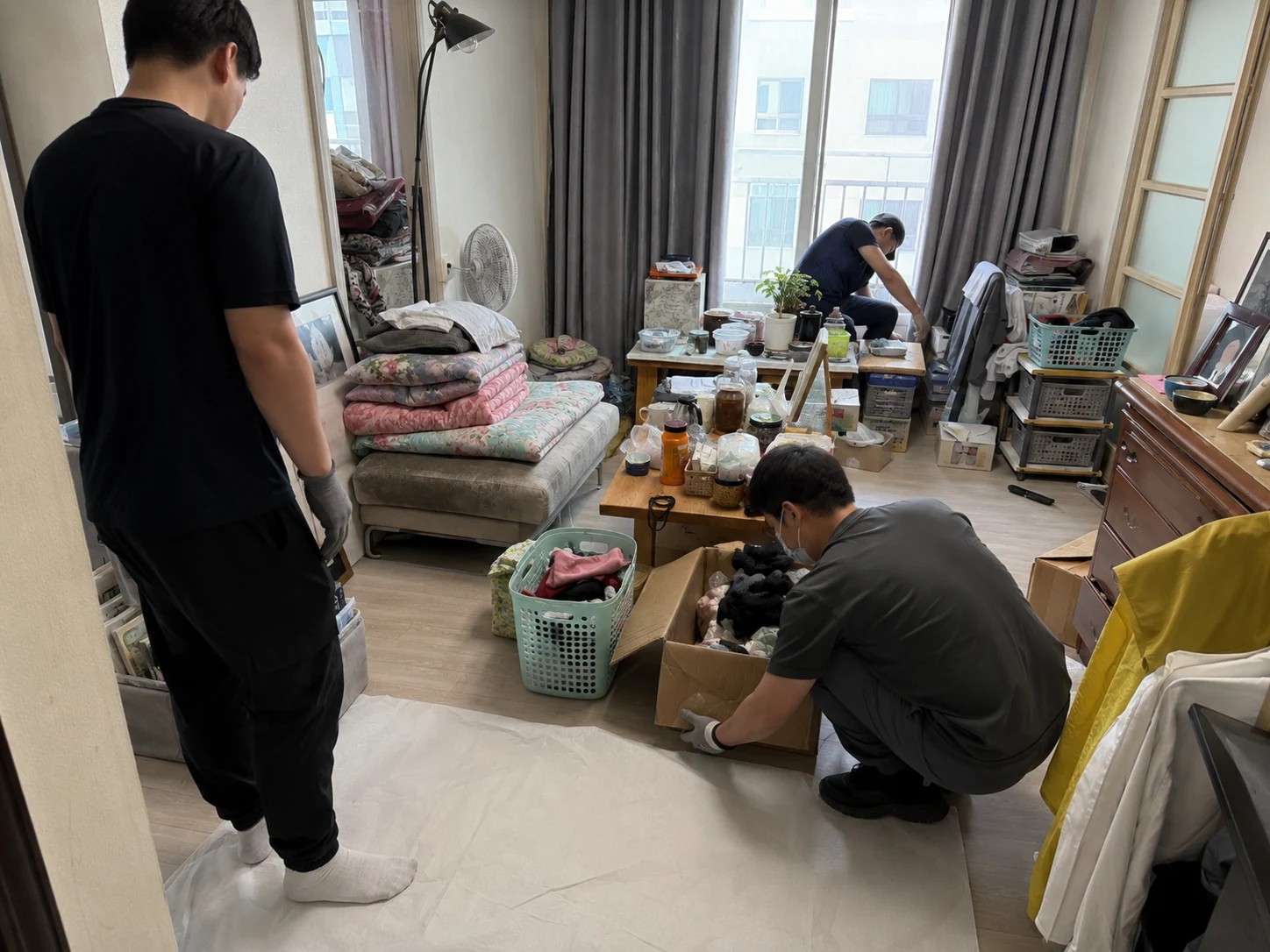 유품정리 상담 작업 현장